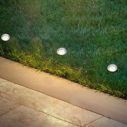 BRILONER CONNECT TO SHINE startovací sada Teak 3ks LED zapuštěných svítidel do země, IP65 3922034