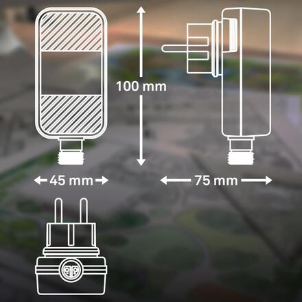 BRILONER CONNECT TO SHINE 24W 12V trafo pro prodloužení od 3 sad, IP67 3924015