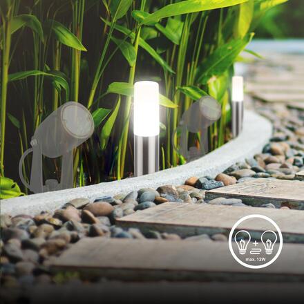 BRILONER CONNECT TO SHINE prodlužovací sada Junca 3ks LED venkovních sloupkových svítidel, IP44 3926032