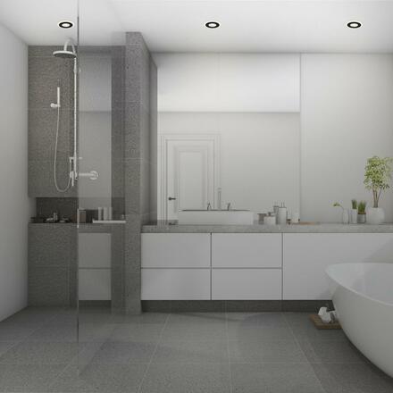 BRILONER LED vestavná svítidla sada, pr.8,4 cm, 3x LED, 5 W, 460 lm, černá IP44 BRI 7040-035