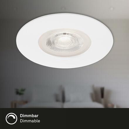 BRILONER LED vestavné svítidlo, pr. 9 cm, 5 W, bílé BRI 7047-016