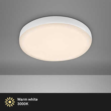 BRILONER LED vestavné svítidlo, pr. 10 cm, 6 W, 700 lm, bílé IP44 BRI 7062-016