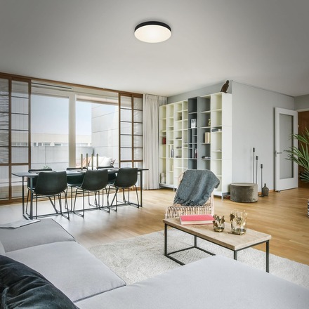 BRILONER LED stropní svítidlo, pr. 21,2 cm, 16 W, černá BRI 7065-015