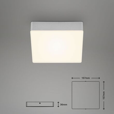 BRILONER LED stropní svítidlo, 15,7 cm, 11 W, stříbrná BRI 7069014