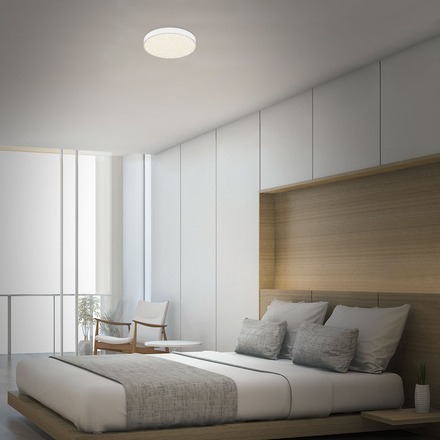 BRILONER LED stropní svítidlo hvězdné nebe, pr. 21,2 cm, 16 W, bílé BRI 7073-416