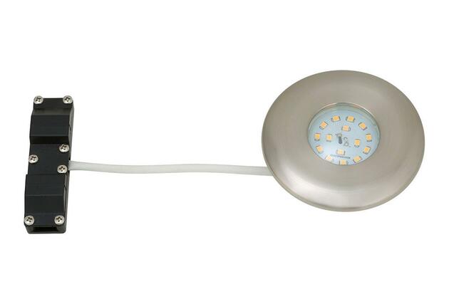 BRILONER LED vestavné svítidlo, pr. 9,3 cm, 5 W, matný nikl BRI 7227-012