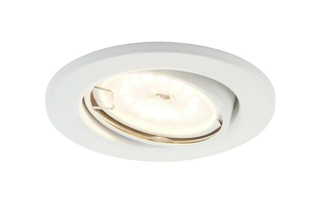 BRILONER 3ks sada LED vestavné svítidlo, pr. 8,6 cm, 5 W, bílé BRI 7277-036