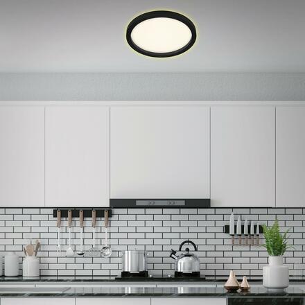 BRILONER LED stropní svítidlo, pr. 29,7 cm, 18 W, černá BRI 7361-015