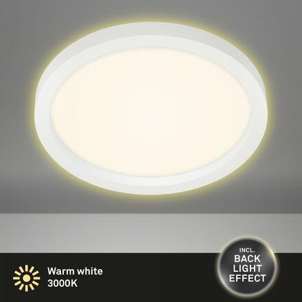 BRILONER LED stropní svítidlo, pr. 29,7 cm, 18 W, bílé BRI 7361-016