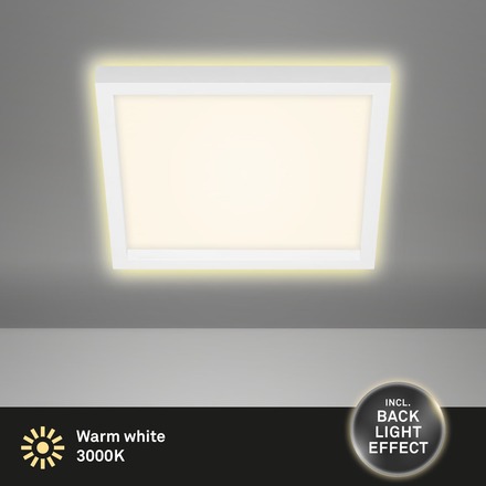 BRILONER LED stropní svítidlo, 29,3 cm, 18 W, bílé BRI 7362-016