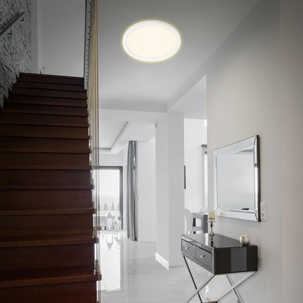 BRILONER Svítidlo LED panel, pr. 42,5 cm, 3000 lm, 22 W, bílé BRI 7363-016