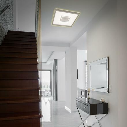 BRILONER Svítidlo LED panel, 42,3 cm, 3000 lm, 22 W, matný nikl BRI 7367-112