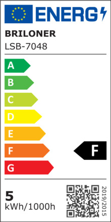 BRILONER LED vestavné svítidlo 4,4 cm 3x 4,9 W 480lm bílé BRI 7602036