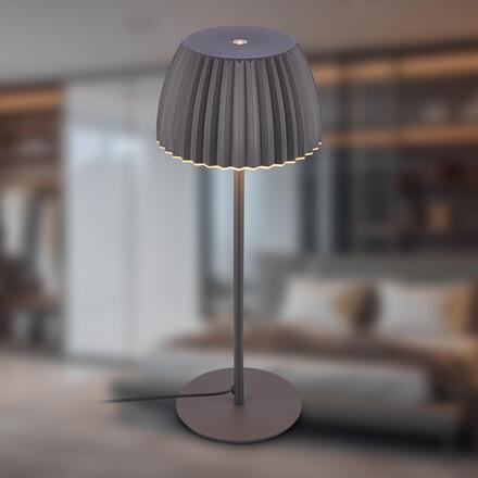 BRILONER Loca stolní lampa - 8W, 800lm, LED, dotykový vypínač, stmívatelná, teplá bílá, antracit 7625015