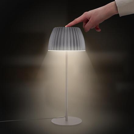 BRILONER Loca stolní lampa - 8W, 800lm, LED, dotykový vypínač, stmívatelná, teplá bílá, antracit 7625015