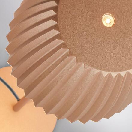 BRILONER Loca stolní lampa - 8W, 800lm, LED, dotykový vypínač, stmívatelná, teplá bílá, kávová 7625017