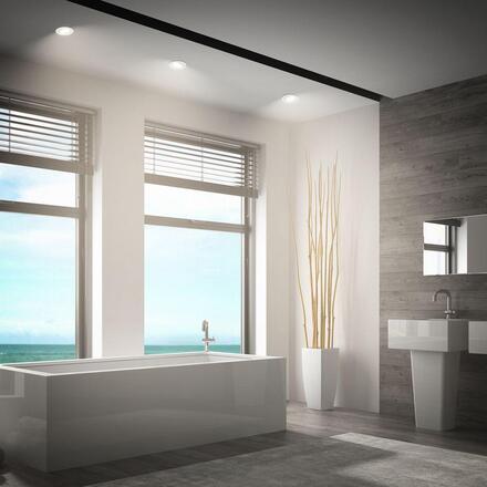 BRILONER Biwa vestavný bodové svítidlo 68mm 3ks sada - 230V, GU10 patice, max. 7W, bílé 7628036