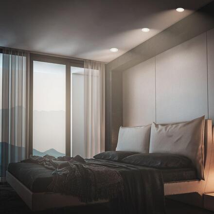 BRILONER Biwa vestavný bodové svítidlo 68mm 3ks sada - 230V, GU10 patice, max. 7W, bílé 7628036