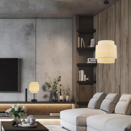 BRILONER Papper stolní lampa, stínidlo z přírodních vláken, přírodní 7851014