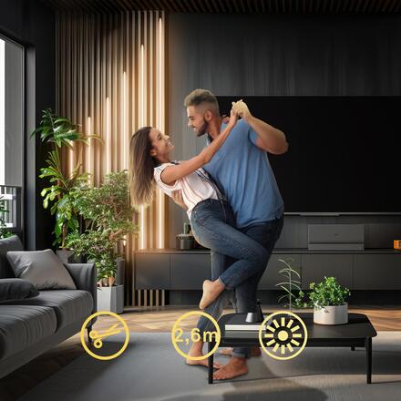 BRILONER Startovací sada On/Off LED pásek pro nástěnné panely – 260cm, vypínač, vč. rozbočovače 8018147