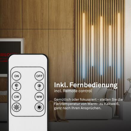 BRILONER Startovací sada CCT LED pásek pro nástěnné panely – 260cm, dálkový ovladač, vč. rozbočovače 8020294