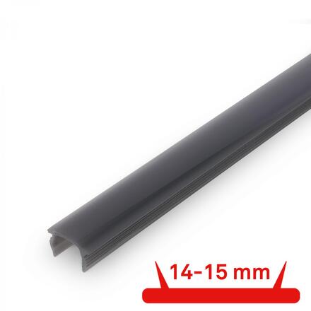 BRILONER Pimp your panel difuzor 14-15mm pro nástěnné panely, 130cm, zkrátitelný, klipový, černá 8024005