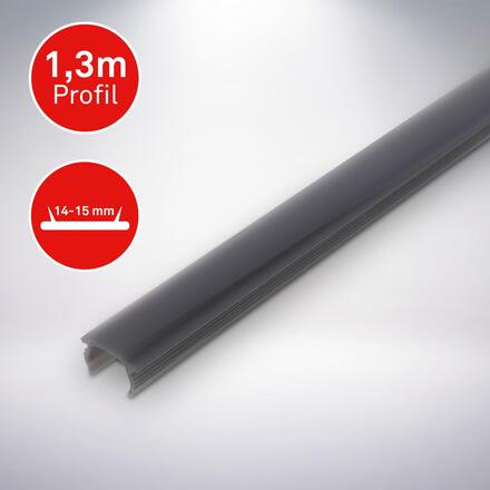 BRILONER Pimp your panel difuzor 14-15mm pro nástěnné panely, 130cm, zkrátitelný, klipový, černá 8024005