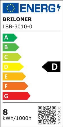 BRILONER LED venkovní svítidlo 19 cm 8W 1200lm černá IP44 BRILO 3010-015