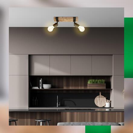 BRILONER EEK A 2ks sada E27 LED žárovka, třída A, Filament, 50.000h, 1055lm, 5W, teple bílé světlo, A60 0551005