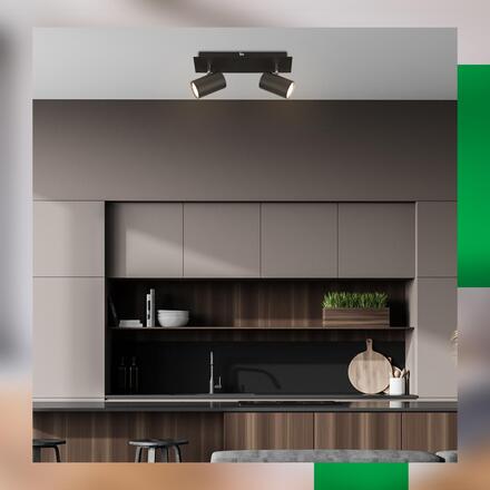 BRILONER EEK A 2ks sada GU10 LED žárovka, třída A, 50.000h, 850lm, 4,7W, teple bílé světlo 0557004