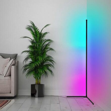 BRILONER RGBIC LED stojanová lampa, dálkový ovladač, Gaming Deko, stmívatelné, 143 cm, časovač 1203015