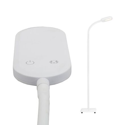 BRILONER LED CCT stojací svítidlo s dotykovým vypínačem 128 cm 6,6W 600lm bílé BRILO 1297-016