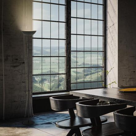 BRILONER Estate LED stojanová bezdrátová lampa, stmívatelné, dotykový vypínač, černá 1500015