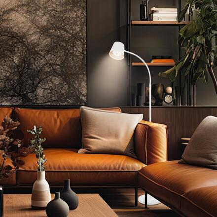 BRILONER Cielo LED stojanová bezdrátová lampa, stmívatelná, dotykový vypínač, bílá 1502016