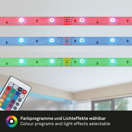 BRILONER RGB LED pásek 500 cm 0,1W bílé BRILO 2035-150