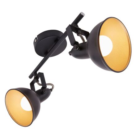 BRILONER Bodové svítidlo 30,4 cm 2x E14 40W černá BRILO 2049025