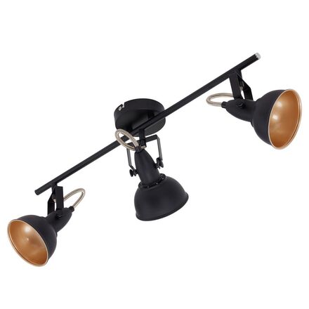 BRILONER Bodové svítidlo 55,4 cm 3x E14 40W černá BRILO 2049035