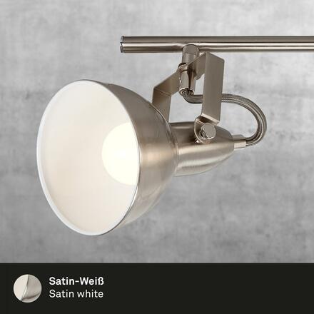 BRILONER Bodové svítidlo 79 cm 4x E14 40W satén-bílé BRILO 2049-042