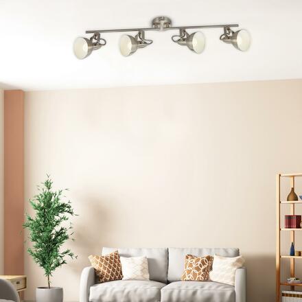 BRILONER Bodové svítidlo 79 cm 4x E14 40W satén-bílé BRILO 2049-042