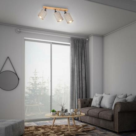 BRILONER Bodové svítidlo 47,5 cm 3x E27 25W taupe BRILO 2078-031