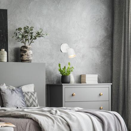 BRILONER Nástěnné svítidlo Spot, 8 cm, 1x GU10, max. 9W, bílé 2145016