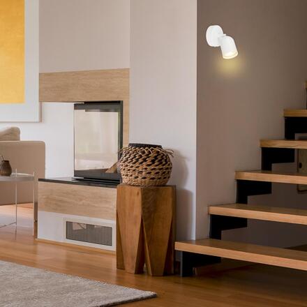 BRILONER Nástěnné svítidlo Spot, 8 cm, 1x GU10, max. 9W, bílé 2145016