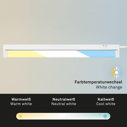 BRILONER LED skříňkové svítidlo 54,5 cm 6W 800lm bílé BRILO 2224-016