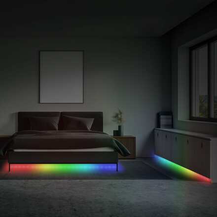 BRILONER Digitální RGB LED pásek s hudebním senzorem 500 cm 0,12W bílé BRILO 2313-150