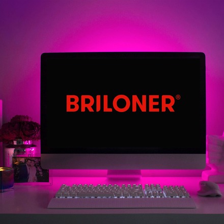BRILONER LED pásek, 400 cm, USB, 6W, bílé BRILO 2314120