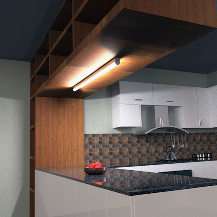 BRILONER LED skříňkové svítidlo 58,5 cm 8W 800lm bílé BRILO 2379-086