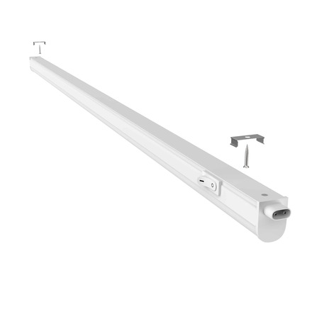 BRILONER LED skříňkové svítidlo 87,3 cm 10W 1100lm bílé BRILO 2379-106