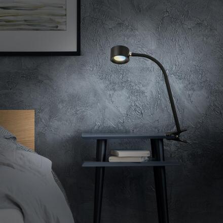 BRILONER Tari LED lampička na psací stůl, stmívatelné, magnetická hlava, černá 2499015