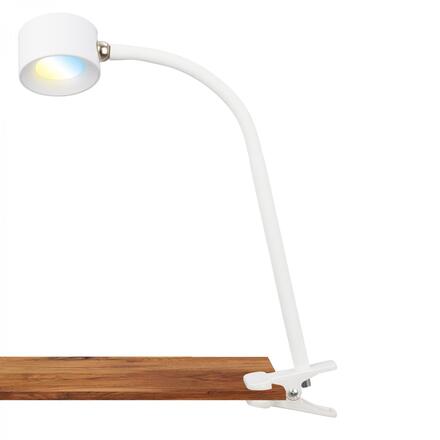 BRILONER Tari LED lampička na psací stůl, stmívatelné, magnetická hlava, bílé 2499016