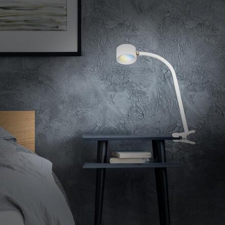 BRILONER Tari LED lampička na psací stůl, stmívatelné, magnetická hlava, bílé 2499016